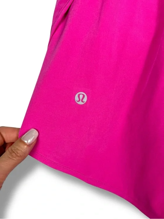 Lululemon Women’s Size 12 Hotty Hot High Rise Skirt Long EUC Sonic Pink Tennis - Picture 10 of 14